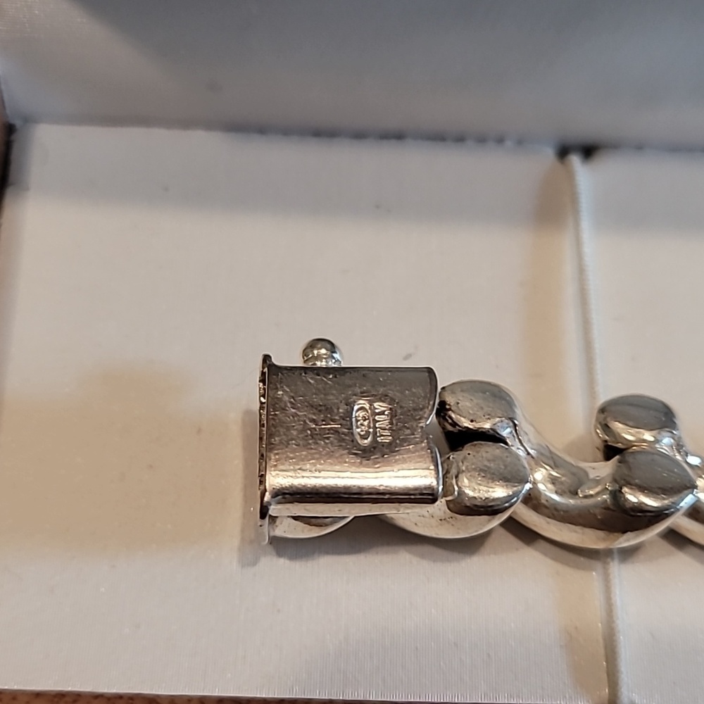 Marco style sterling silver bracelet. 925 - Picture 4 of 5
